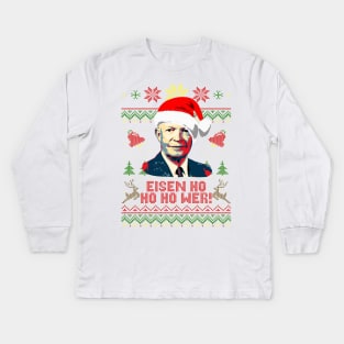 Eisenhower Ho Ho Ho Kids Long Sleeve T-Shirt